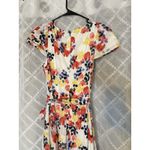 DKNY Floral Wrap Midi Dress Womens Sz 6 Blush Pink Fairycore Feminine Dainty Photo 6