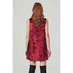 BB Dakota 💕💕 Meyer Red Crushed Velvet Shift Dress Photo 5