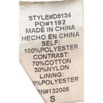 Entro  Women's Top Floral Sheer Lace Cold Shoulder Flare Sleeves Green/Pink Small Photo 10