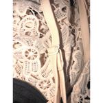 Paper Dolls  Dress US 4 EU 36 UK 8 Black Cream Crocheted Lace Short Sleeve NEW Photo 9