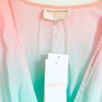 Rococo Sand Emi Ombré Pleated Mini Dress Green Size XS Photo 12