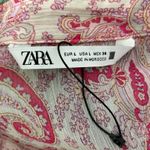 ZARA  Paisley Button Down Top Photo 2