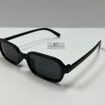 90s Style Black Sunglasses / Small Square Sunglasses Photo 1