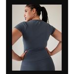 Athleta NWOT Transcend Wrap Tee in Black Size XL Photo 1