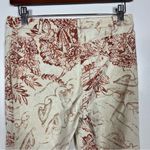 Adrienne Vittadini Pants 6 Boho Floral Straight Leg Hippie Y2K Coastal Granola Photo 6