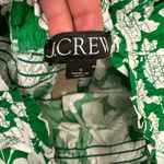 J.Crew  Smocked One-Shoulder Top Kelly Green Floral S Photo 2