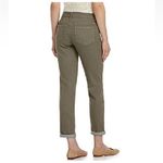 Two by Vince Camuto Washed Olive Green Cuffed Skinny Jeans Photo 9