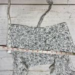 American Eagle  Open Back Floral Lace Ruffle Crop Top Photo 6