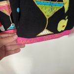 VINTAGE Berek Martini City Sweater Women L Black Cardigan Hand Knit 90s Party Size L Photo 6