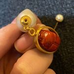 Christian Dior Dior Tribales Single Earring Gold-finish metal with white fresh Pearl Photo 2