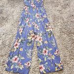 Band of Gypsies Floral Strapless Jumpsuit Size M Anti-Slip Band & Cinched Waist Photo 6