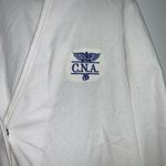 CNA Womens Nurse Betty Embroidered Medical Shirt Scrub Top White Costume M DIY Size M Photo 2