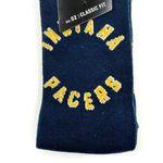Nba Indiana Pacers Basketball Crew Socks Mens Womens  Navy Blue Yellow Fan Gift Photo 2