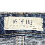We The Free We‎ The Free People Zip It Up Mini Denim Skirt Size 29 Raw Hem Cotton Summer Photo 4