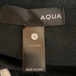 AQUA  Black White Tie Dye Hooded Hoodie Pullover Sweatshirt Sweater Top Sz S Photo 3