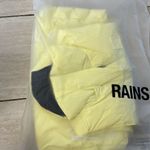 Rains Loop W Vest Puff Jacket Yellow Straw Water Resistant XS Photo 4