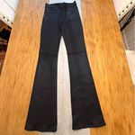 Hudson Jeans  Barbara High Rise Coated Bootcut Flare Jeans Black Womens Size 27 Photo 5