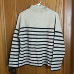 Rails  Claudia Cream Navy Striped Sweater Size Medium Photo 1