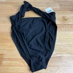 Sea Angel  Women's Black High Cut Tie-Front Bikini Bottom - Size Small - NWT Photo 4