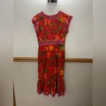 Farm Rio NWT  Solar Forest Button Down Midi Dress RARE Size large Retails $235 Photo 5