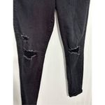 American Eagle  Outfitters Womens Distressed Super Hi Rise Jeggings Black Size 14 Photo 2