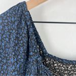 Madewell  Lucie Tie-Back Long-Sleeve Jumpsuit‎ in Carmine Floral Wide Leg Photo 7