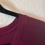 Romeo + Juliet Couture Romeo + Juliet Maroon Pleated Knit Top Photo 7