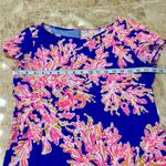 Lilly Pulitzer Marlowe Dress. Blue Electric. Size Medium Photo 6