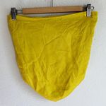 ZARA  Jacquard Yellow Bandanna Smocked Satin Top Sz Medium NWT Photo 0