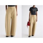 Acne Studios Pommy Satin Pants in Beige 34 New Womens Baggy Trousers Photo 13