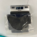 Bozzolo  women's black ribbed stretch cropped scoop casual lounge active tank top Photo 4