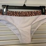 SheIn SM white leopard tube top bikini Photo 1