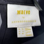 Anthropologie  Black Blouse 8 Short Sleeve‎ Maeve Office Professional Photo 4