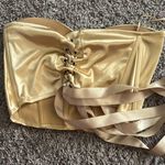 Timing Gold Lace Up Corset Photo 1