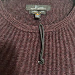 Marc Anthony  men’s sweater - slim fit- size Medium- burgundy & black heathered Photo 3