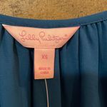 Lilly Pulitzer  Charleigh Top in Inky Navy, NWT Photo 3