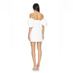 Elliatt *NWT* Palladium Mini Dress in Ivory with Puffy Sleeves Photo 3