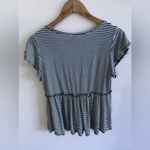 Sew in love New! Boutique short sleeve everything will be whiteblack stripes Black Photo 2