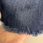 American Eagle  Outfitters Dark Wash Distressed Faded Mom 5-Pocket Shorts- Sz 8 Photo 5