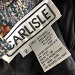 Carlisle Woven Tweed Straight Pencil Skirt Size 2 Plaid Textured Academia Office Photo 3