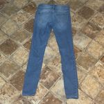 Old Navy  Super Skinny Rockstar Ripped Distressed Medium Washed Jeans Size 0 Photo 1