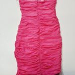 superdown  Emmie Mesh Mini Dress in Hot Pink XXS Photo 12