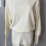 Edikted  Eve Off The Shoulder Sweater Dress, Cream, M Photo 0