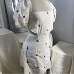 Source Unknown Elegant White Floral Dress Photo 13