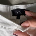 NYDJ  White Linen Viscose Wide-Leg Crop Capri Pants Photo 5