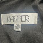 Kasper Dress Sz 14 Sheath Sleeveless Twist Front Detail Closet Staple Work Wear Photo 3