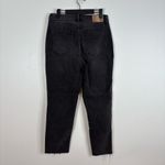 We The Free  Curvy High Rise Vintage Straight Black Denim Jeans Size 28 Photo 2