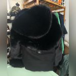 Alo Yoga La Premiere Opulent Faux Fur Stunner Jacket Size S/M Photo 4