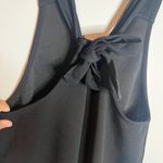 Madewell  Texture & Thread black wide leg tie back overalls jumpsuit Photo 3