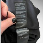 Bebe Black Illusion Rhinestone Logo Glittery Bodycon Dress XL | NWT Photo 6